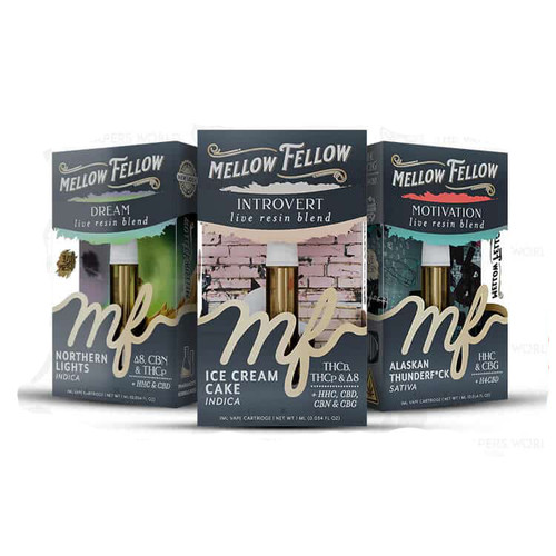 mellow fellow live resin blend 1g cartridges
