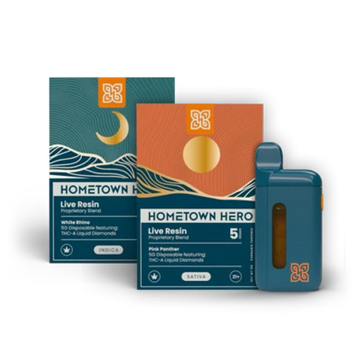 hometown hero 5g live resin disposables
