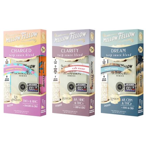 mellow fellow destination series disposable vapes