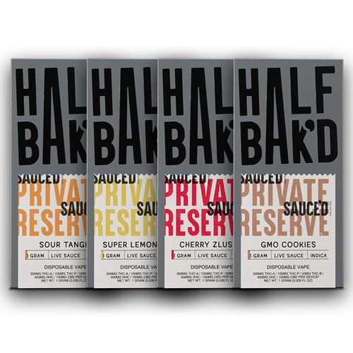 private reserve half baked disposables