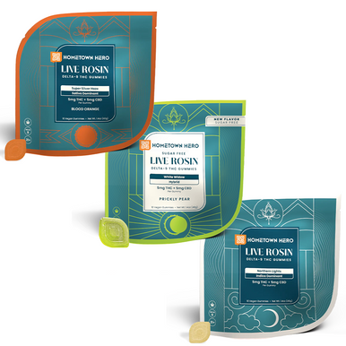 HOMETOWN HERO : Live Rosin Delta 9 THC Gummies | 50mg