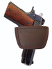 Garrison Grip Leather Inside and Outside Waistband Easy Slide Holster Fits 1911 All Models Brown