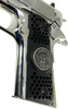 Garrison Grip Navy Ambidextrous Cut Honey Comb Design Compatible with 1911 A1 Colt