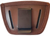 Garrison Grip Leather Inside and Outside Waistband Easy Slide Holster Fits Ruger LC380 Brown