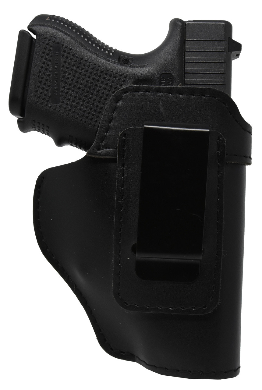 Garrison Grip Black Leather IWB Holster for Glock 26 up