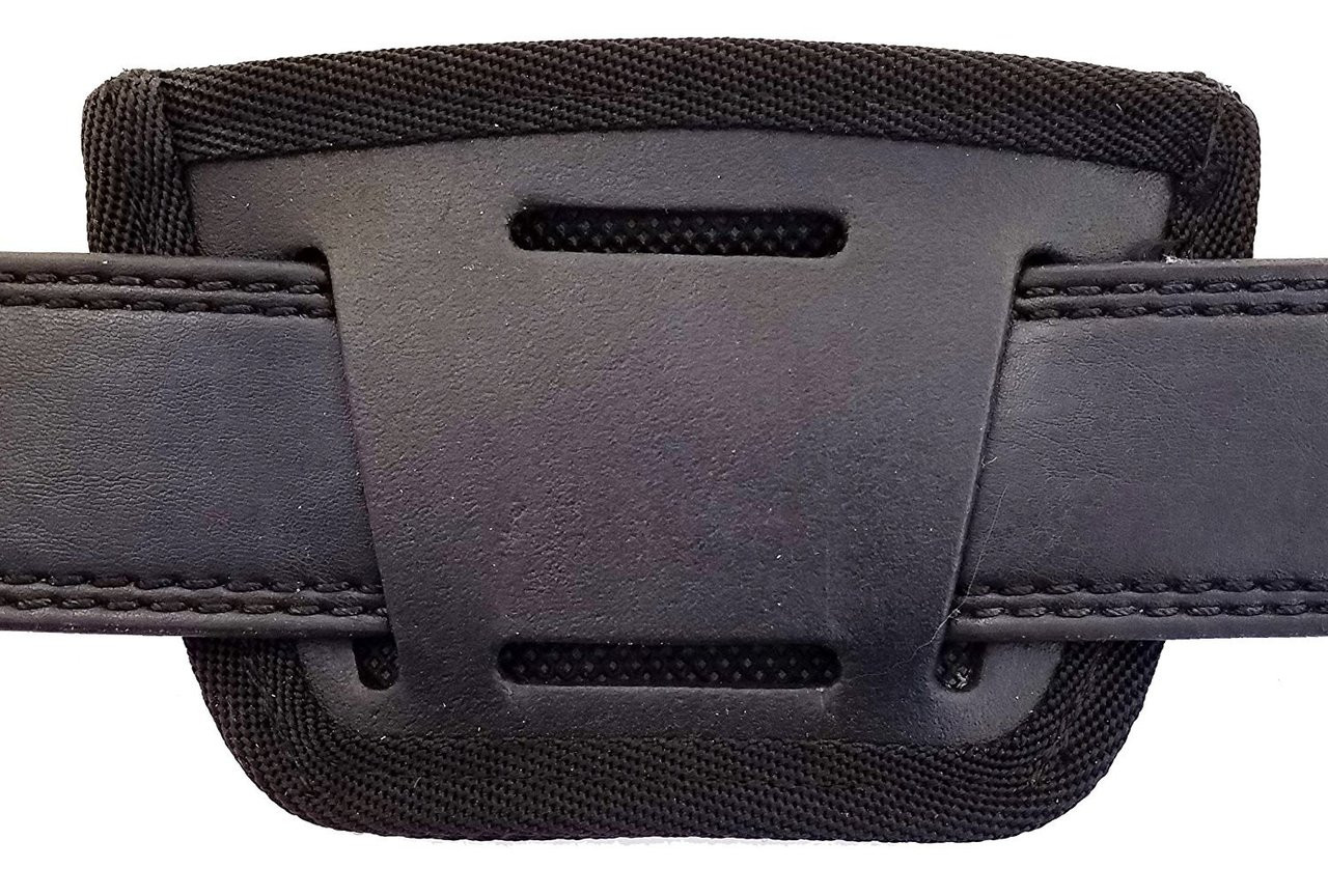 Garrison Grip Leather Inside and Outside Waistband Easy Slide Holster Fits Ruger LC380 Black