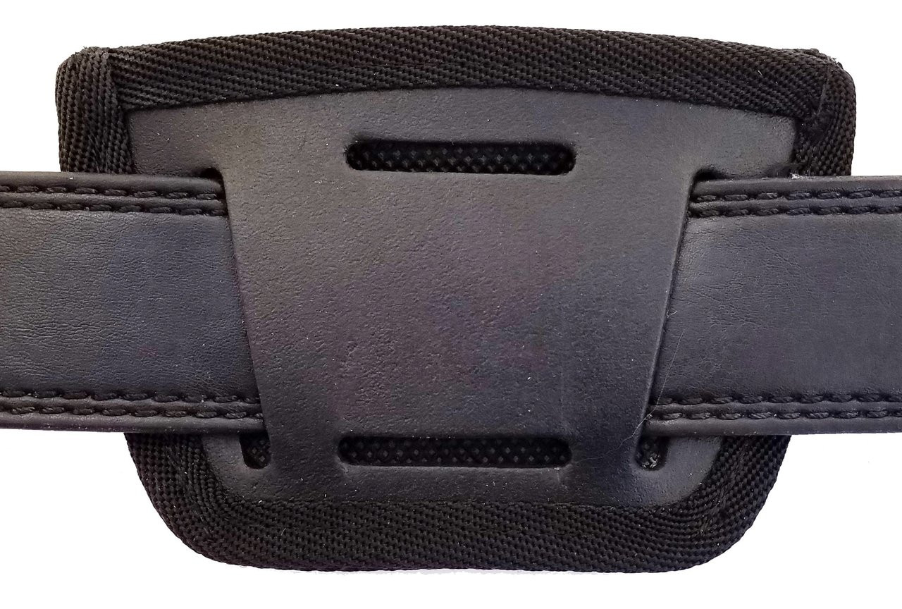 Garrison Grip Leather Inside and Outside Waistband Easy Slide Holster Fits Smith and Wesson Bodyguard Black