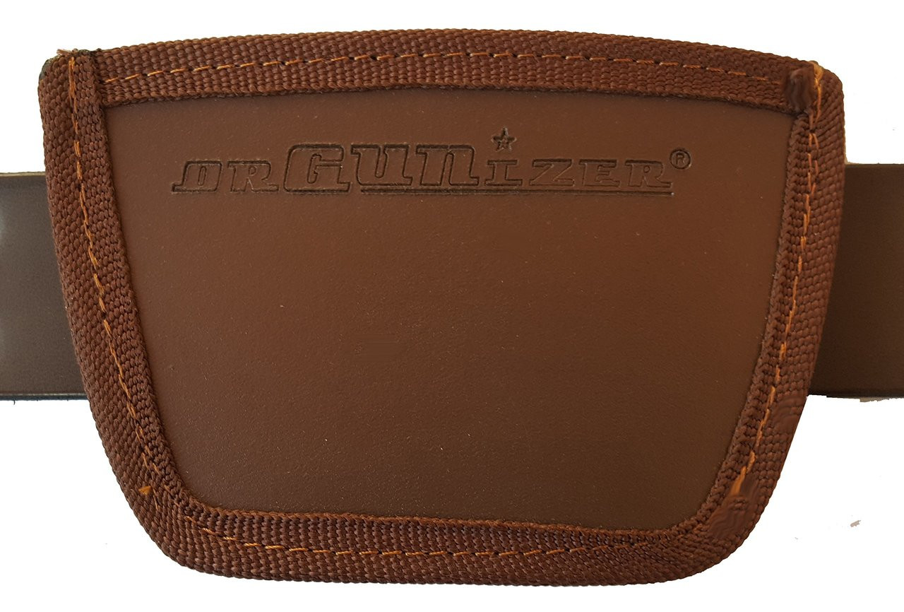 Garrison Grip Leather Inside and Outside Waistband Easy Slide Holster Fits Smith & Wesson M&P 9 & 40 Shield  Brown