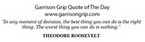 Garrison Grip Quote of The Day