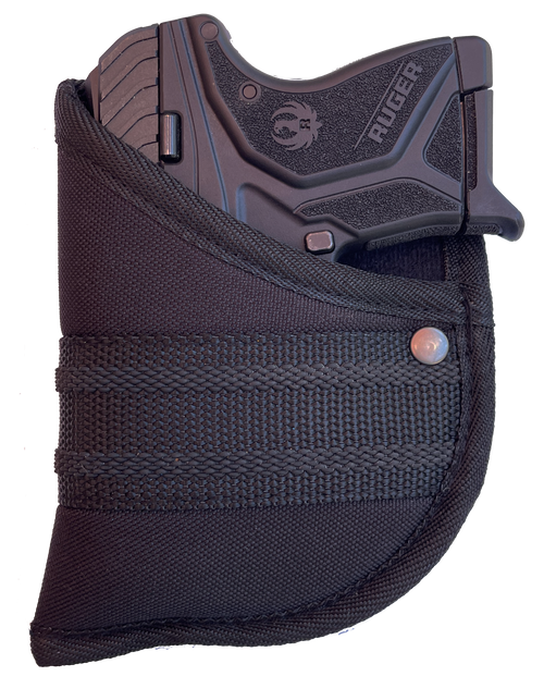 Garrison Grip Custom Fit Woven Poly Pocket Holster Fits Ruger LCP 380 CTL Trigger Guard Mounted Lasers. for Pocket, Purse, Fanny Pack, or Backpack. Right-Handed. (W2)