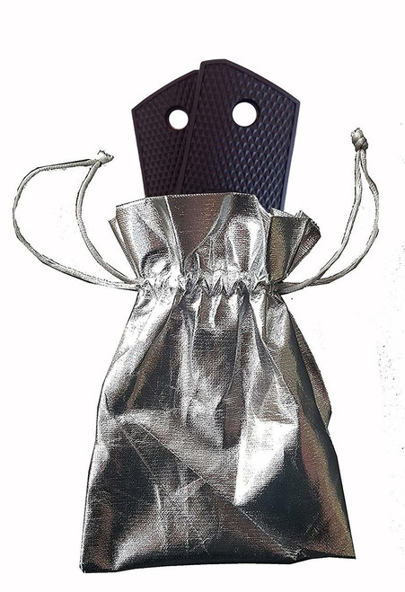 Garrison Grip 1911 Colt A1 Full Size and Clones (Grips Only) with UNITED WE STAND Colored Medallion Set in Solid High Grade Ebony Black Colored ABS 