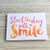Start the day with a smile  Small Deco Poster