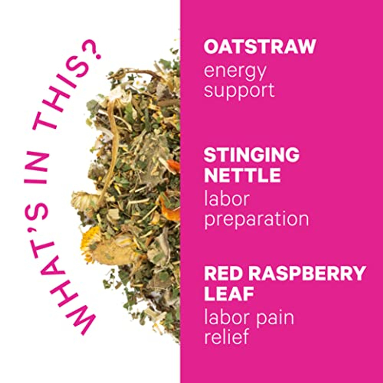 Pink Stork Labor Prep Tea: Sweet Floral, Red Raspberry Leaf Tea, 100%  Organic, Pregnancy Must