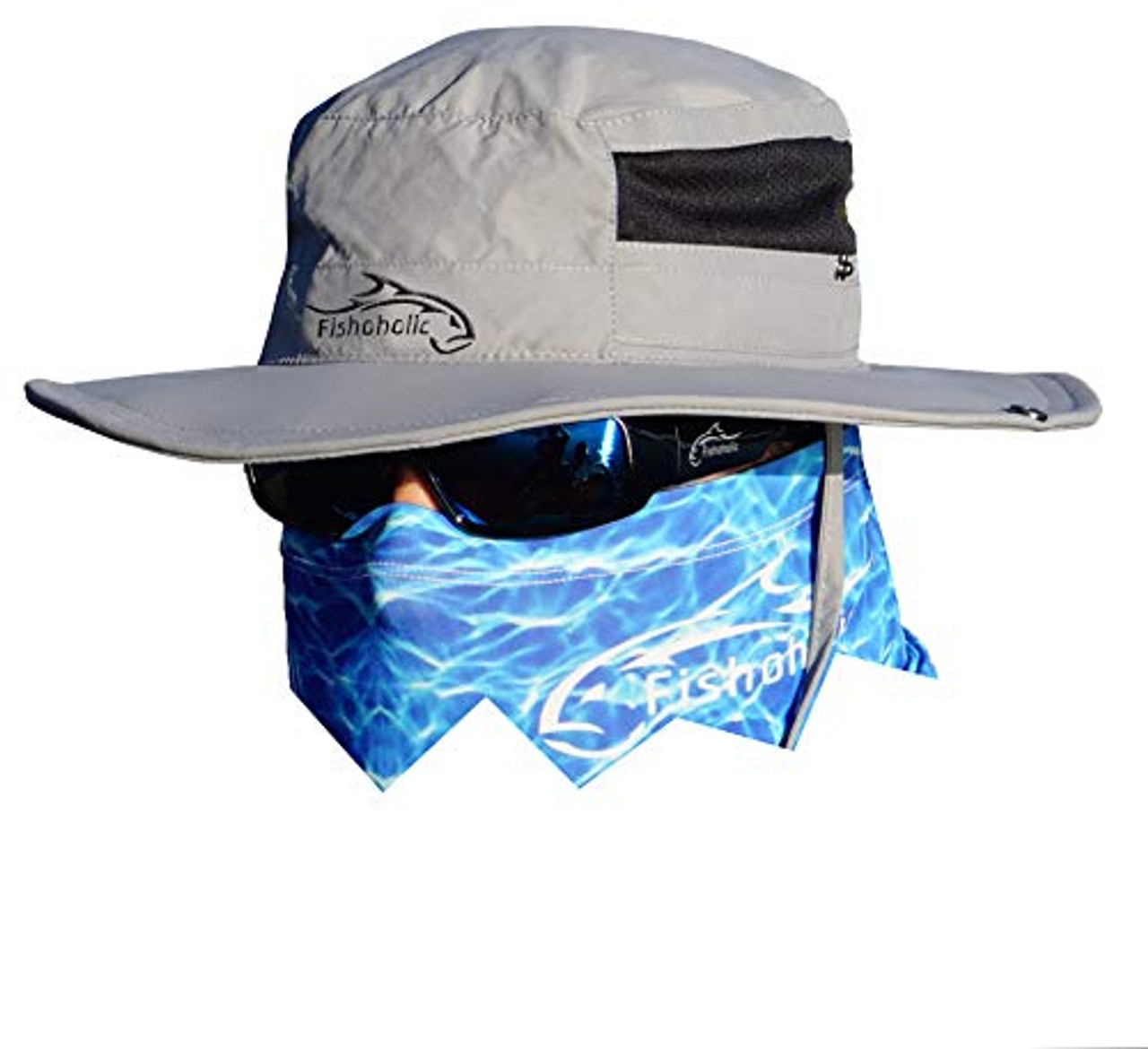 Fishoholic-Angelhut – Bucket Boonie Hat – L/XL – atmungsaktives