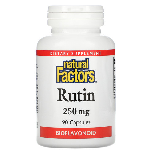 Natural Factors  Rutin  250 mg  90 Capsules