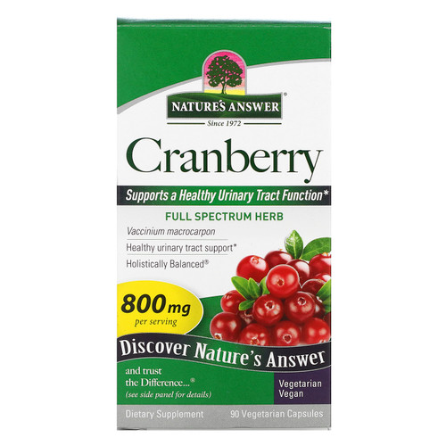 Nature's Answer  Cranberry  400 mg  90 Vegetarian Capsules