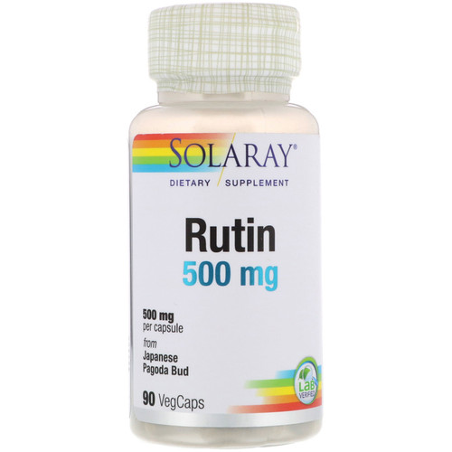 Solaray  Rutin  500 mg  90 VegCaps