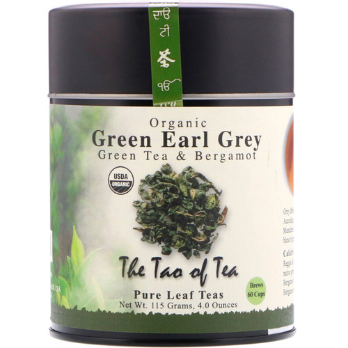 The Tao of Tea  Organic Green Tea & Bergamot  Green Earl Grey  4.0 oz (115 g)