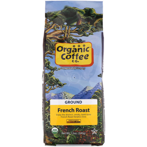 Organic Coffee Co.  French Roast  Ground Coffee  12 oz (340 g)