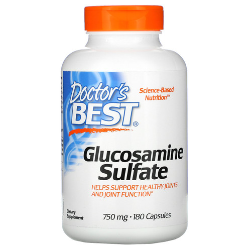 Doctor's Best  Glucosamine Sulfate  750 mg  180 Capsules