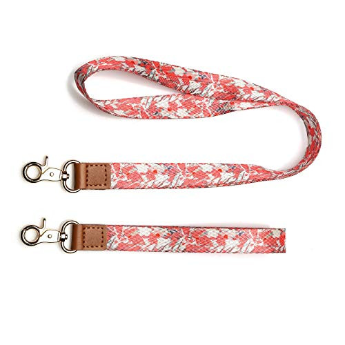 Cool Lanyards - Wristlet Strap and Neck Straps Lanyard Combo，Key Chain Holder，Hand Wrist Lanyard Key Chain Holder，Cool Neck Strap Key Chain Holder