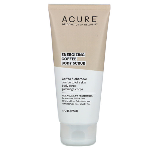 Acure  Energizing Coffee Body Scrub  6 fl oz (177 ml)