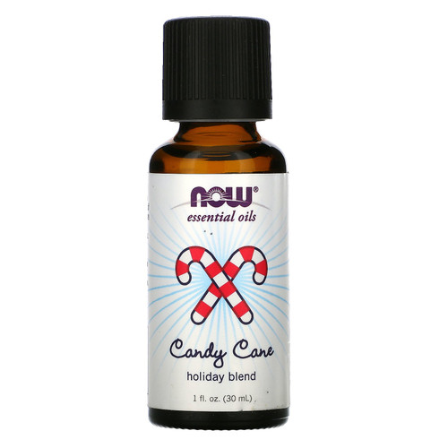 Now Foods  Essential Oils  Candy Cane Holiday Blend  1 fl oz (30 ml)