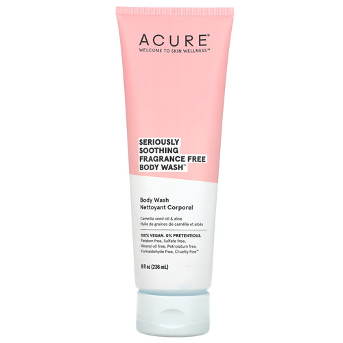 Acure  Seriously Soothing Body Wash  Fragrance Free  8 fl oz (236 ml)