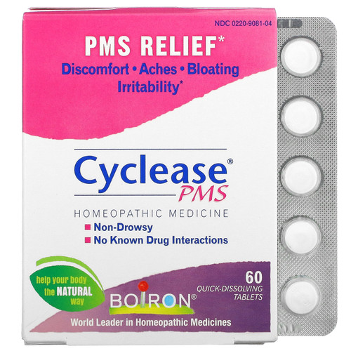 Boiron  Cyclease PMS  60 Quick-Dissolving Tablets