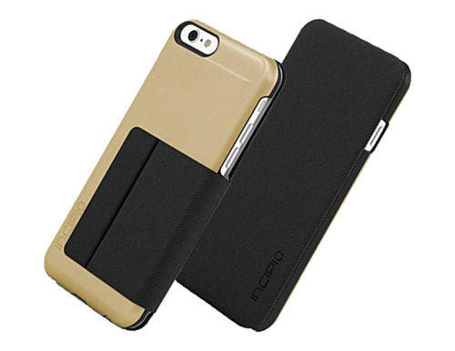 Incipio Highland Case Cover for Apple iPhone 6 (Gold/Black) - IPH-1183-GLDBLK