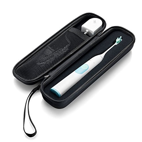 Caseling Toothbrush Travel Case Fits Philips Sonicare Protective Clean 4100 Sonicare 2 Series Portable Toothbrush Holder. (Large Case)