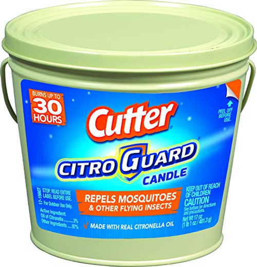 Cutter 95783 Citronella Candle  pack of 1  tan