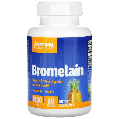 Jarrow Formulas  Bromelain  1 000 GDU  60 Tablets