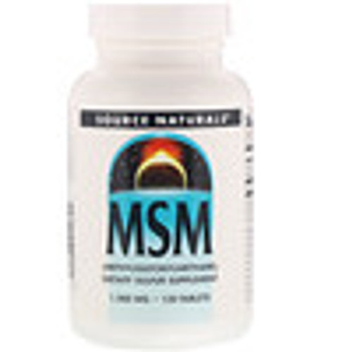 Source Naturals  MSM (Methylsulfonylmethane)  1 000 mg  120 Tablets