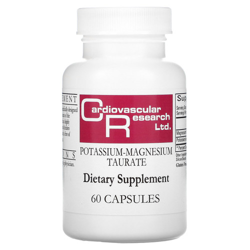 Cardiovascular Research  Potassium-Magnesium Taurate  60 Capsules