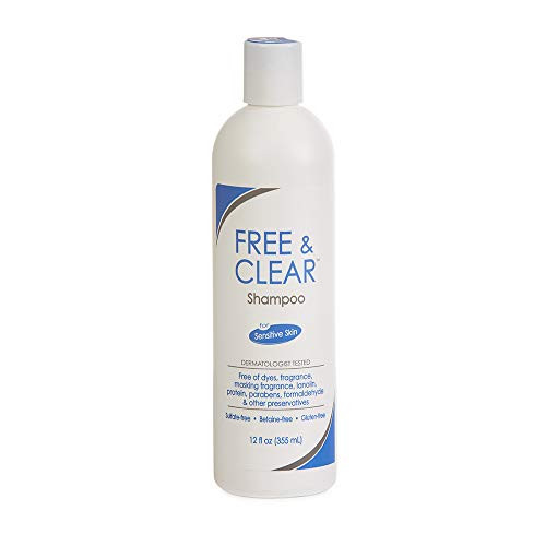 Free & Clear Hair Shampoo | Fragrance  Gluten and Sulfate Free | For Sensitive |