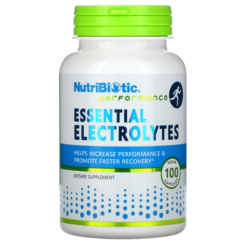 NutriBiotic  Essential Electrolytes  100 Vegan Capsules
