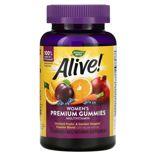 Nature's Way  Alive! Women's Vitamins  75 Gummies