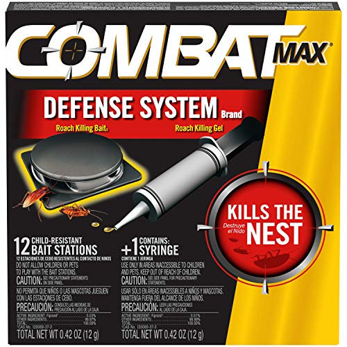 Combat Max Defense System Brand  Small Roach Killing Bait and Gel  12 Count