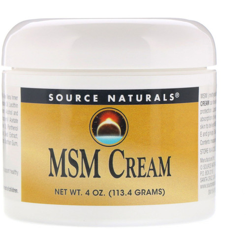 Source Naturals  MSM Cream  4 oz (113.4 g)