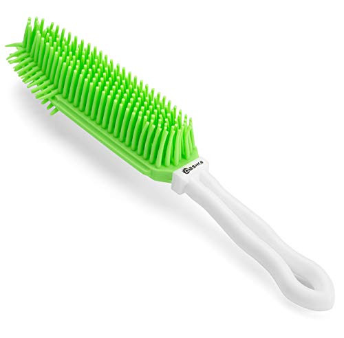 The Original Best Car & Auto Detailing Brush for Pet Hair Removal - Best Pet Hair Remover for Dog & Cat Hair - Great On Furniture (Bedding  Carpets  Blankets) � Use As A Lint Remover