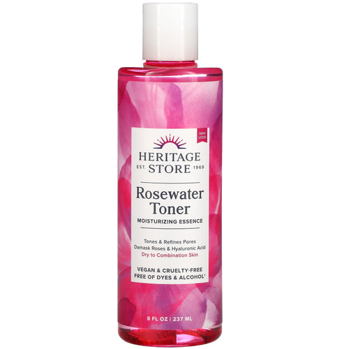 Heritage Store  Rosewater Toner  8 fl oz (237 ml)