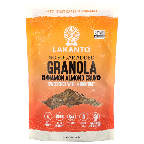 Lakanto  Granola  Cinnamon Almond Crunch  11 oz (312 g)