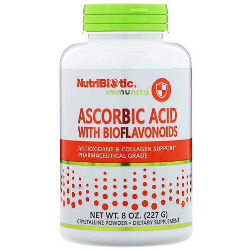 NutriBiotic  Immunity  Ascorbic Acid with Bioflavonoids  Crystalline Powder  8 oz (227 g)