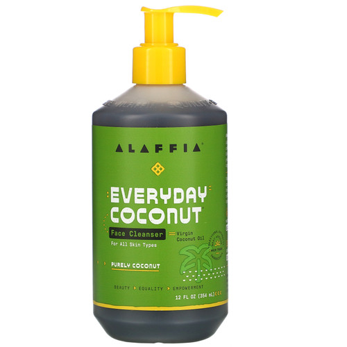 Alaffia  Everyday Coconut  Face Cleanser  12 fl oz (354 ml)