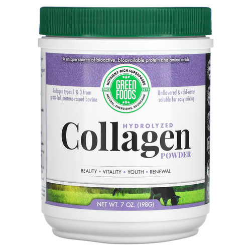 Green Foods  Hydrolyzed Collagen Powder  7 oz (198 g)