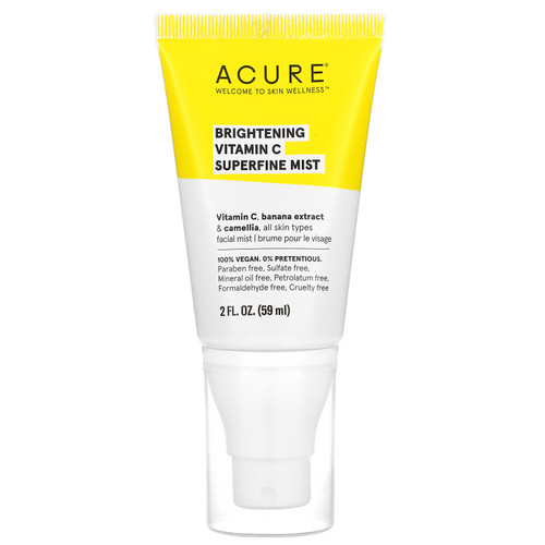 Acure  Brightening Vitamin C Superfine Mist  2 fl oz (59 ml)