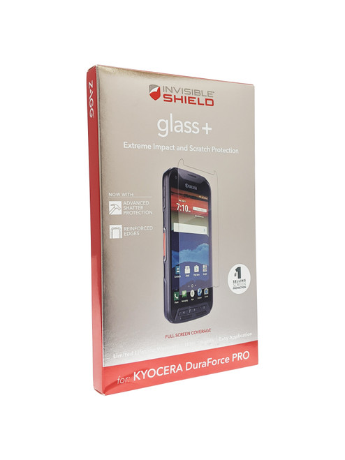 ZAGG InvisibleShield Glass+ Screen Protector for Kyocera DuraForce Pro