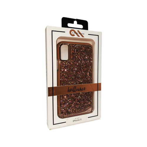 Case-Mate Brilliance Case for iPhone XS/X - Rose Gold