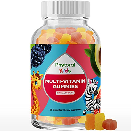 Kids Vitamins Gummy Multivitamin Chewable - Kids Gummy Vitamins for Mood Support Natural Energy Boost and Immune Support for Kids - Kids Immune Support Gummies and Natural Multivitamin for Kids